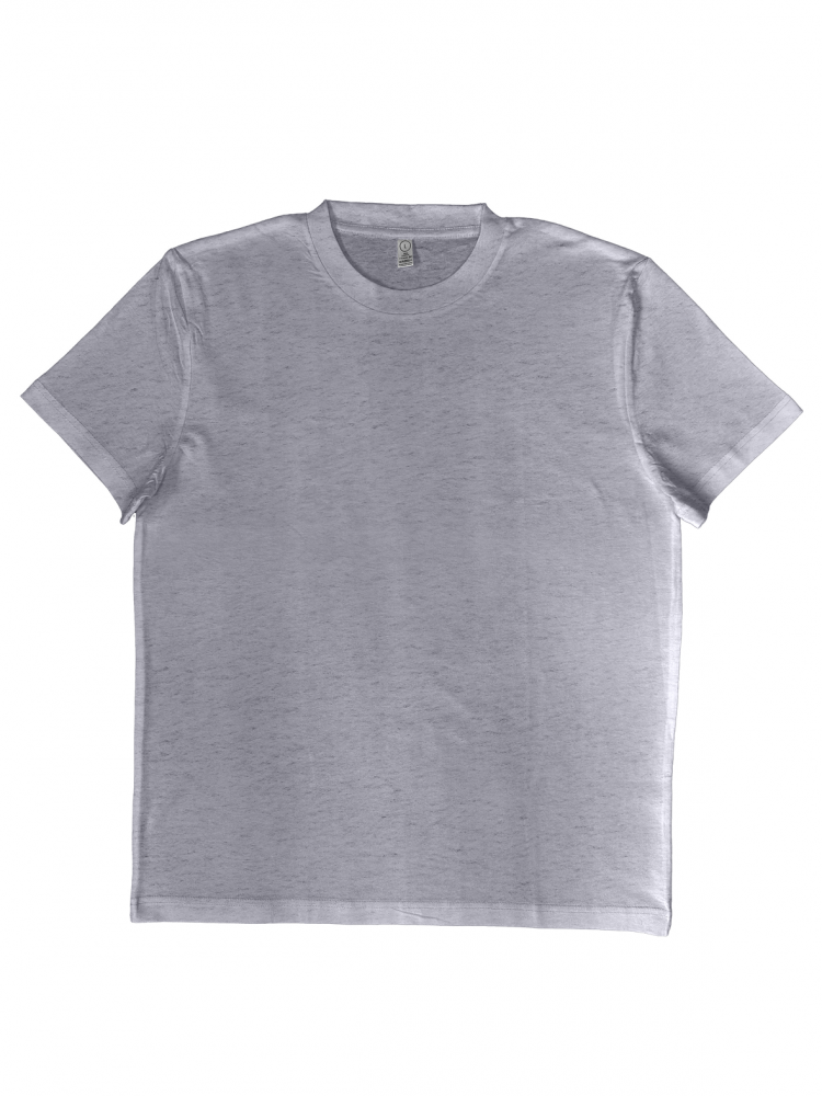 Футболка мужская (хлопок) серая меланж