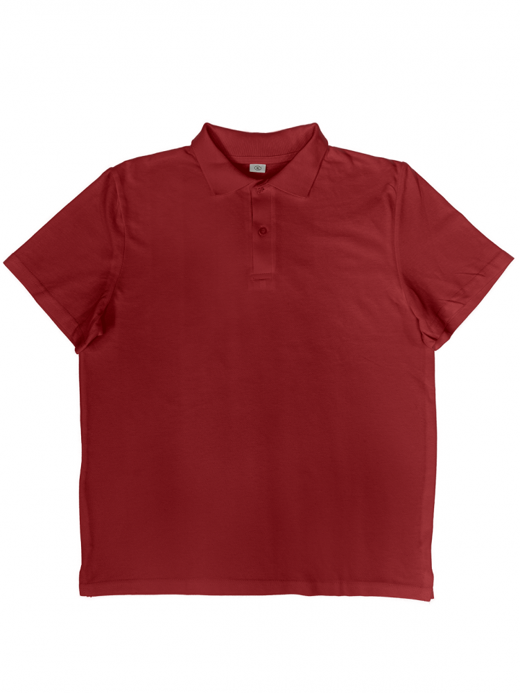 Рубашка-поло мужская (хлопок) красная
