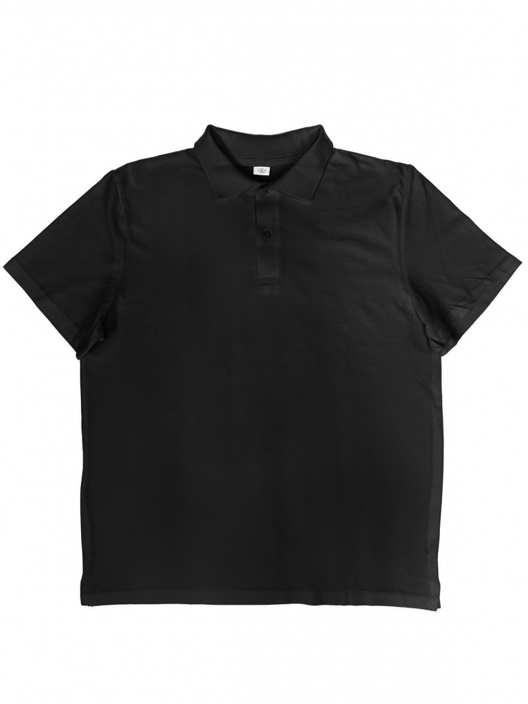 Рубашка-поло мужская (хлопок) черная
