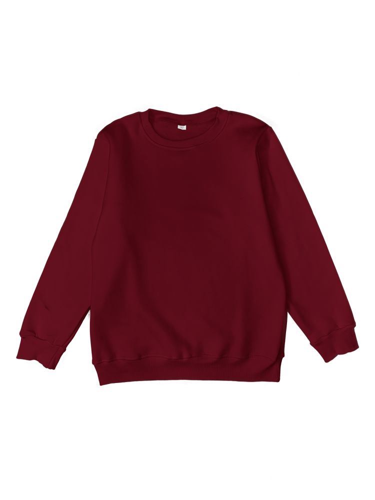 Свитшот 2х-нитка бордовая