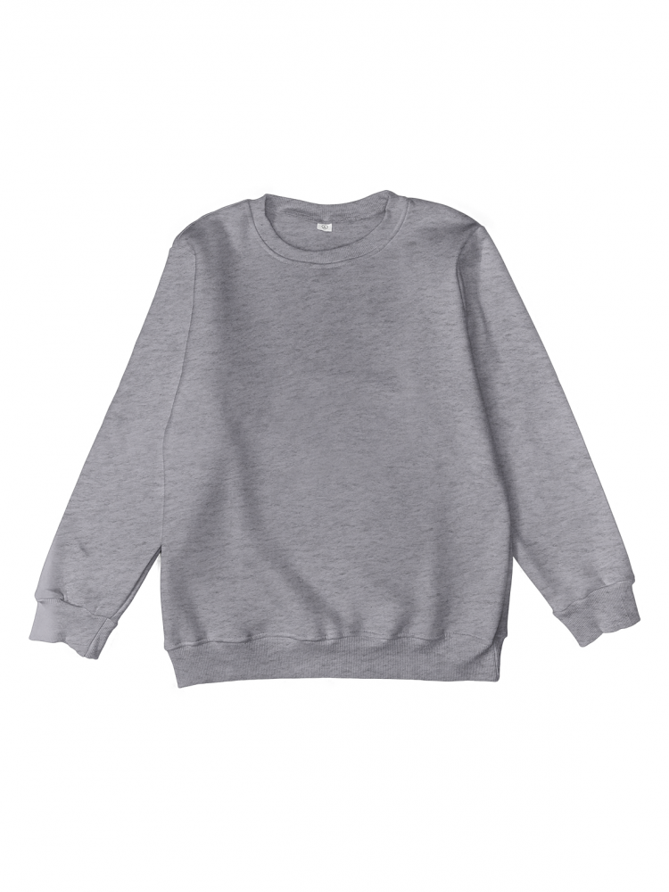 Свитшот 2х-нитка серый меланж