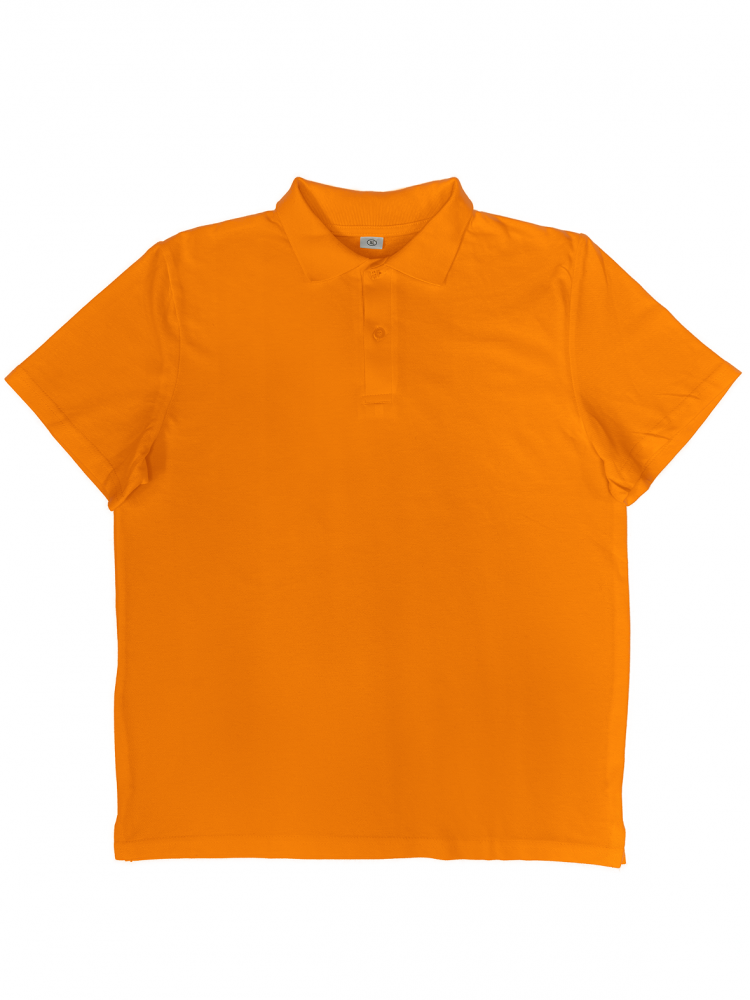 Рубашка-поло мужская (хлопок) оранжевая