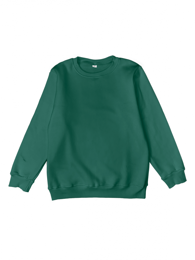 Свитшот 3х-нитка зелёный бенеттон