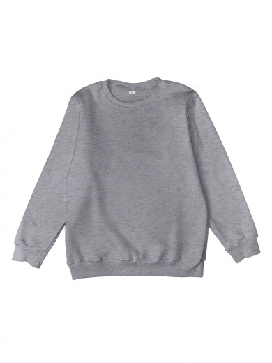 Свитшот 2х-нитка серый меланж