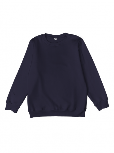 Свитшот 3х-нитка темно-синяя