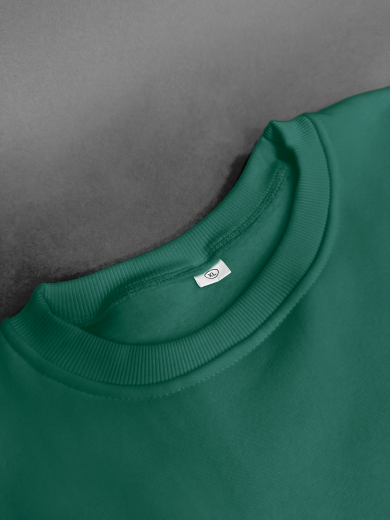 Свитшот 3х-нитка зелёный бенеттон