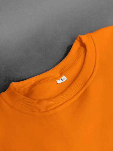 Свитшот 2х-нитка оранжевая