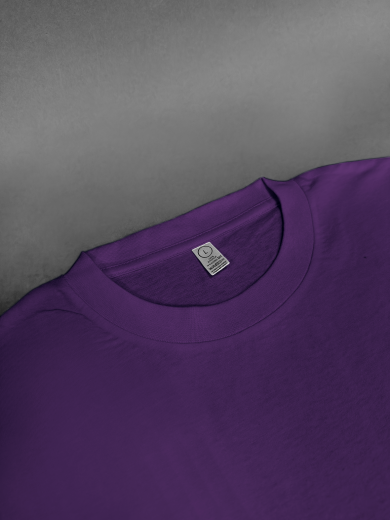 Футболка мужская (хлопок) фиолетовая