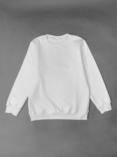 Свитшот 3х-нитка белая