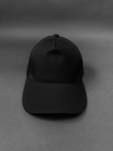 Бейсболка (полувелюр) черная
