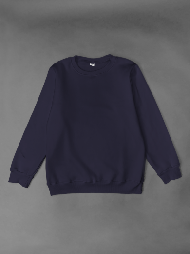 Свитшот 3х-нитка темно-синяя
