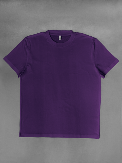 Футболка мужская (хлопок) фиолетовая