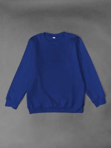 Свитшот 2х-нитка синяя василёк