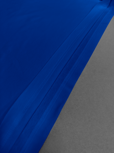 Футболка мужская (хлопок) синяя василёк