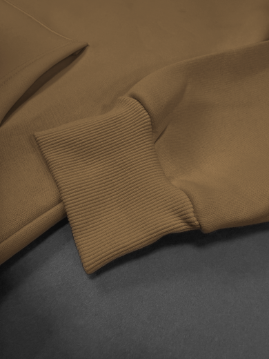 Толстовка с капюшоном "Кенгуру" 2х-нитка оливковая