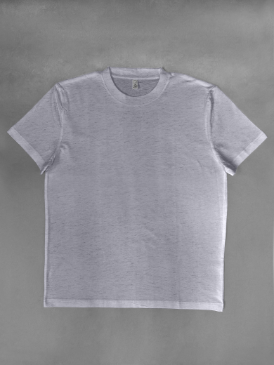 Футболка мужская (хлопок) серая меланж