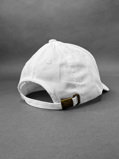 Бейсболка (полувелюр) белая