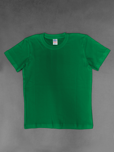 Футболка детская (хлопок) зеленая