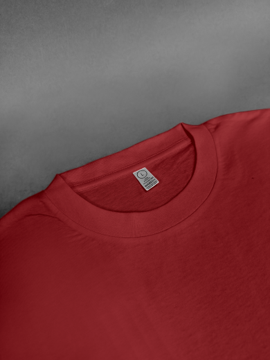 Футболка мужская (хлопок) красная