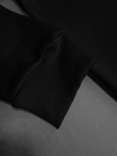 Свитшот 2х-нитка черный