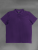 Рубашка-поло мужская (хлопок) фиолетовая