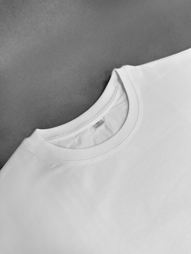 Футболка оверсайз (хлопок+лайкра) белая