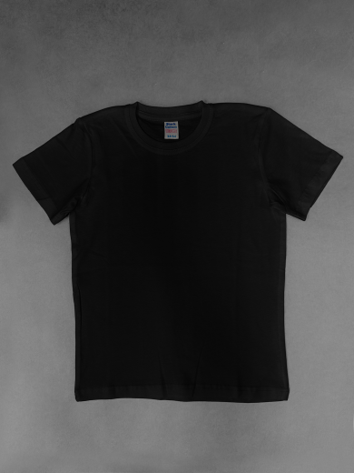 Футболка детская (хлопок) черная