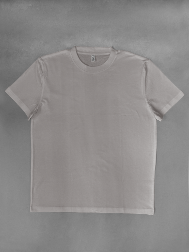 Футболка мужская (хлопок) светло-серая