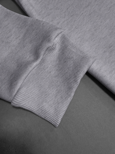 Свитшот 2х-нитка серый меланж