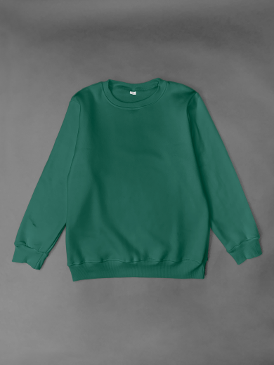 Свитшот 3х-нитка зелёный бенеттон