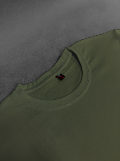 Футболка мужская (хлопок+лайкра) хаки