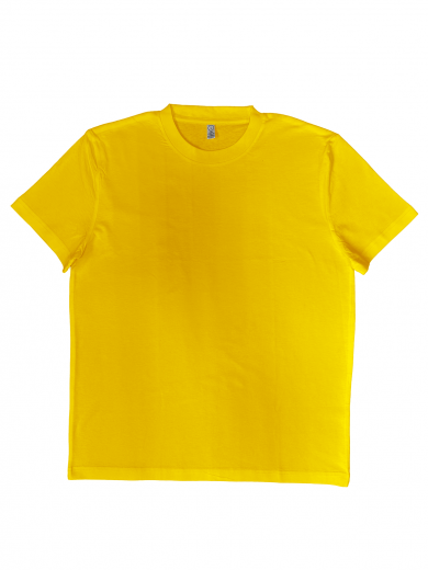 Футболка мужская (хлопок) желтая