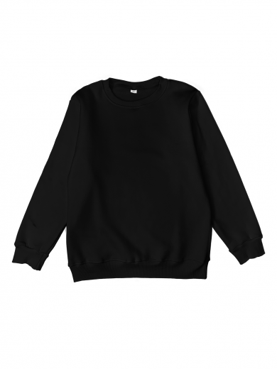 Свитшот 2х-нитка черный