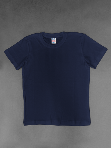 Футболка детская (хлопок) тёмно-синяя