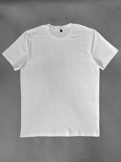 Футболка мужская (хлопок+лайкра) белая