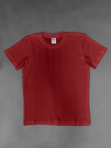 Футболка детская (хлопок) красная