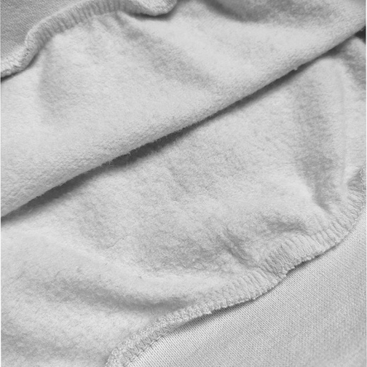 Толстовка без капюшона "Кенгуру" 2х-нитка белая