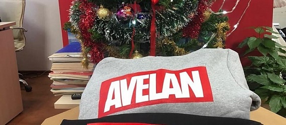 Новогодние толстовки для компании ООО АВИЛАН 