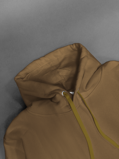 Толстовка с капюшоном "Кенгуру" 2х-нитка оливковая