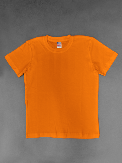 Футболка детская (хлопок) оранжевая