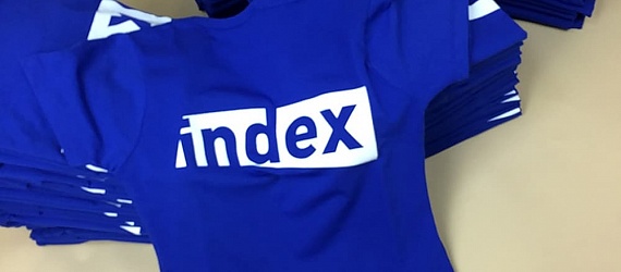 100 футболок для компании Index