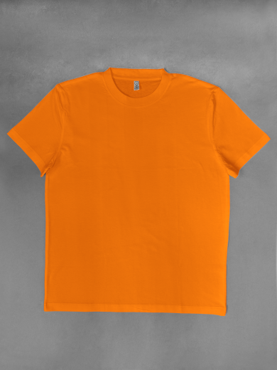Футболка мужская (хлопок) оранжевая