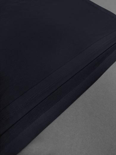 Рубашка-поло мужская (хлопок) темно-синяя