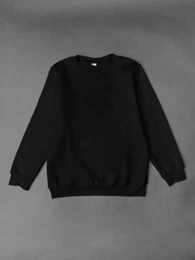 Свитшот 2х-нитка черный