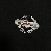 Черная поло с логотипом