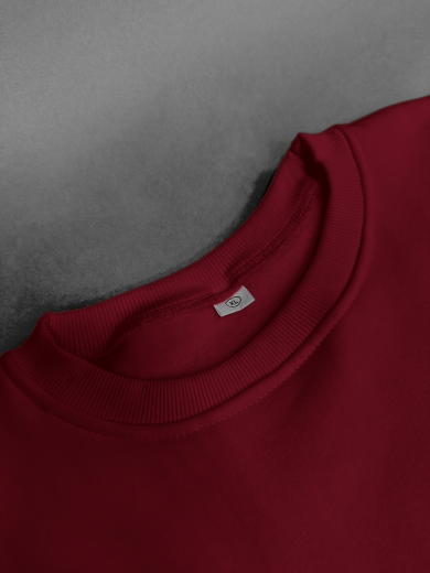 Свитшот 2х-нитка бордовая