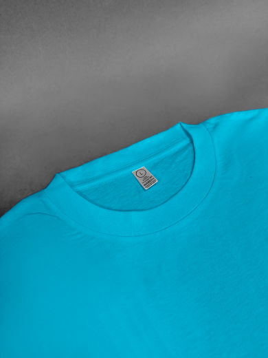 Футболка мужская (хлопок) бирюзовая