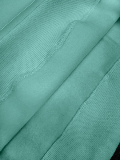 Толстовка с капюшоном "Кенгуру" 2х-нитка мятная