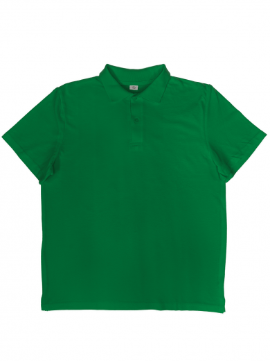Рубашка-поло мужская (хлопок) зеленая бенеттон