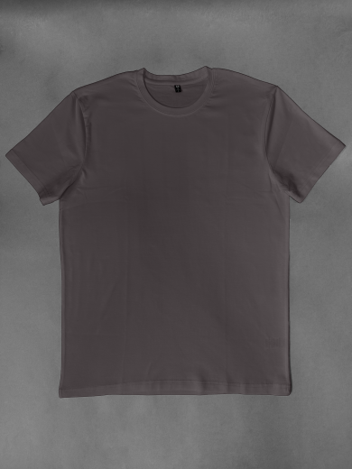 Футболка мужская (хлопок+лайкра) серая